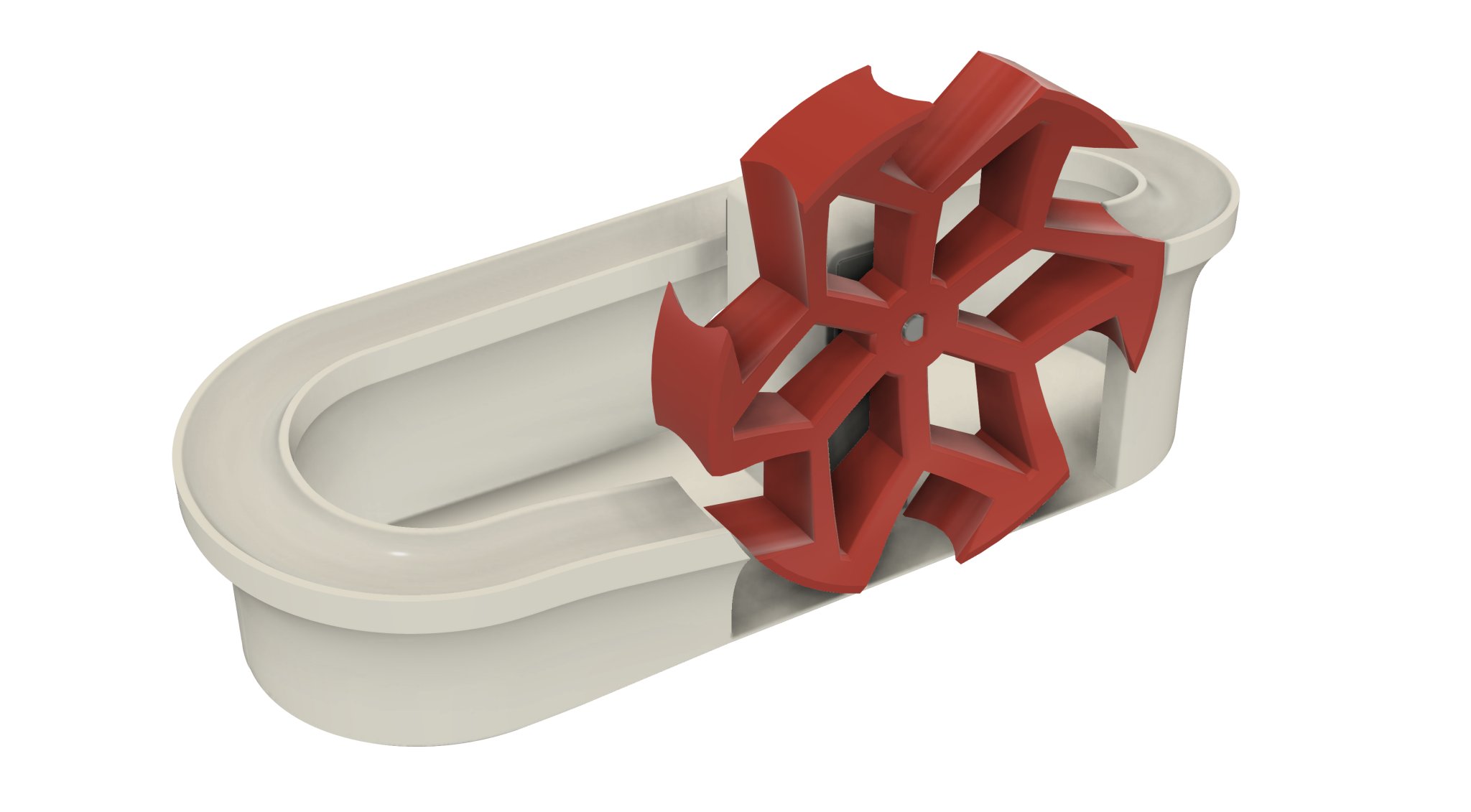 Bộ Marblevator đơn giản với động cơ và bánh xe 3D in