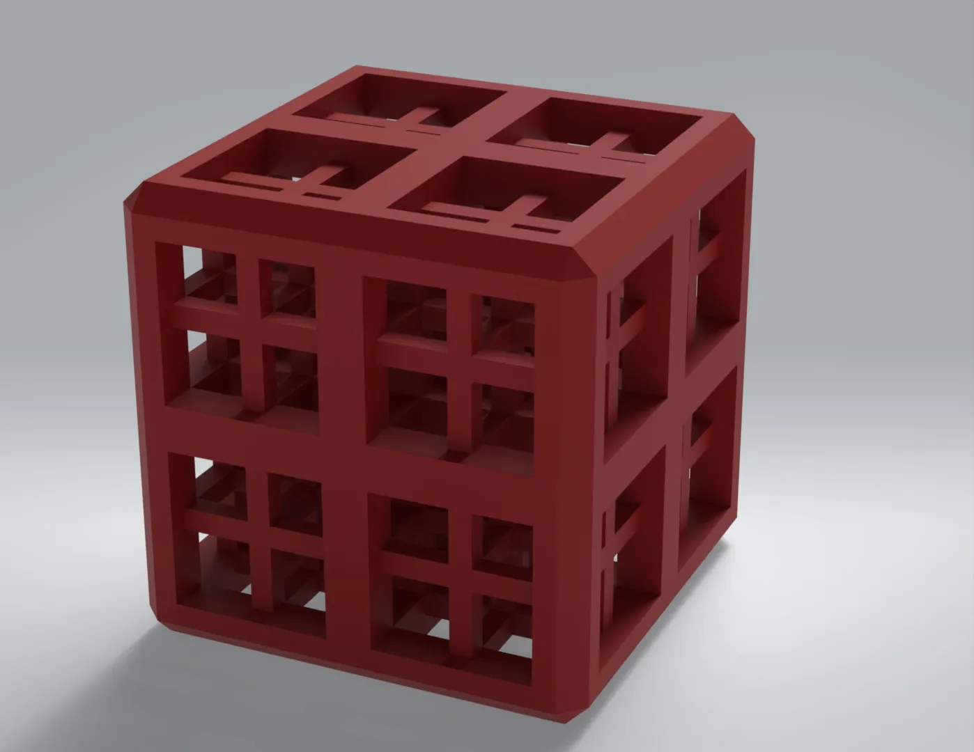 Giá đỡ bút hình khối lập phương đẹp mắt