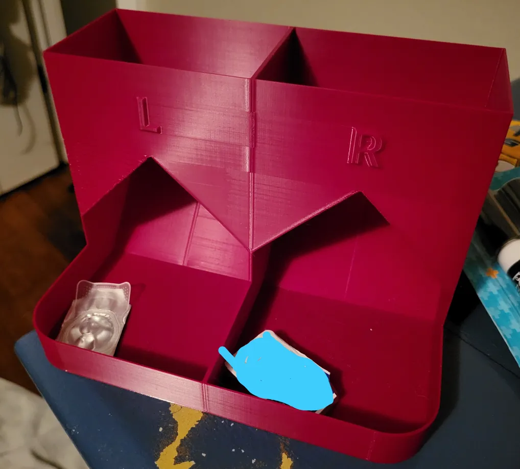 Bộ chia kính áp tròng trái/phải tiết kiệm vật liệu