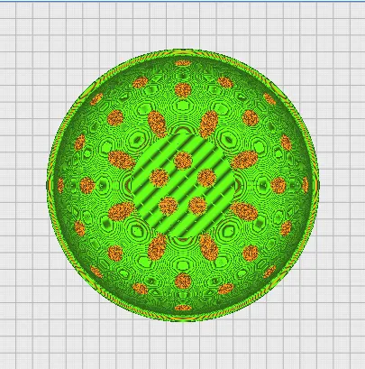 Bát rây hoặc chậu cây hình gyroid