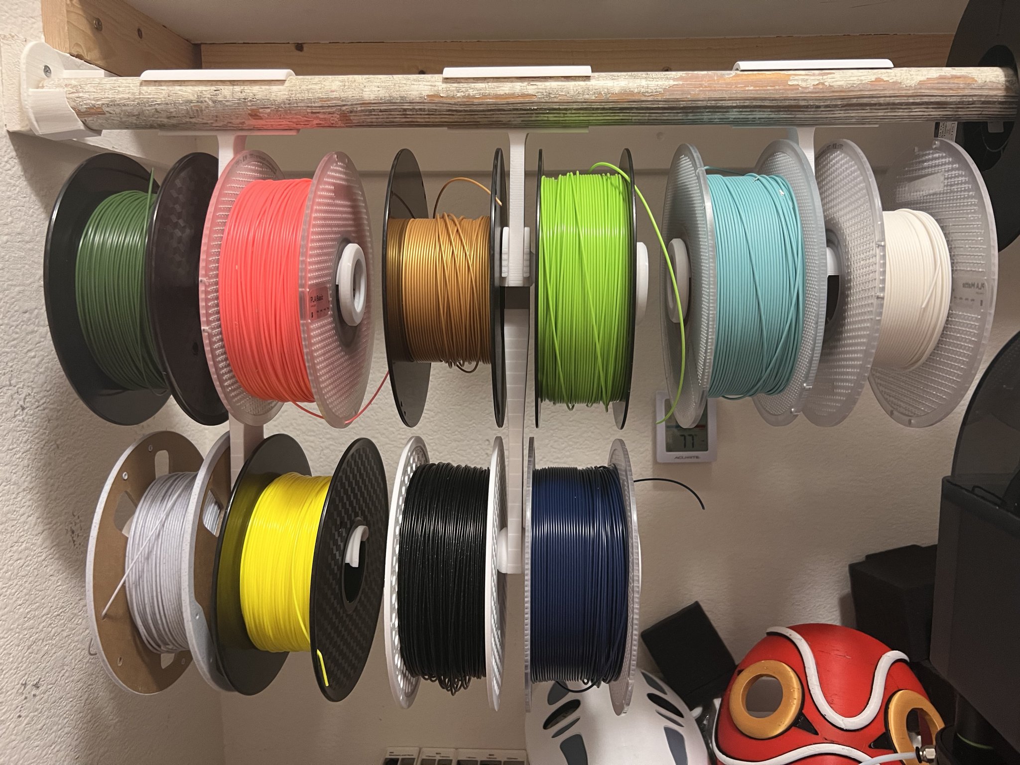 Hệ thống giá treo cuộn cho 4+ cuộn trên thanh rèm