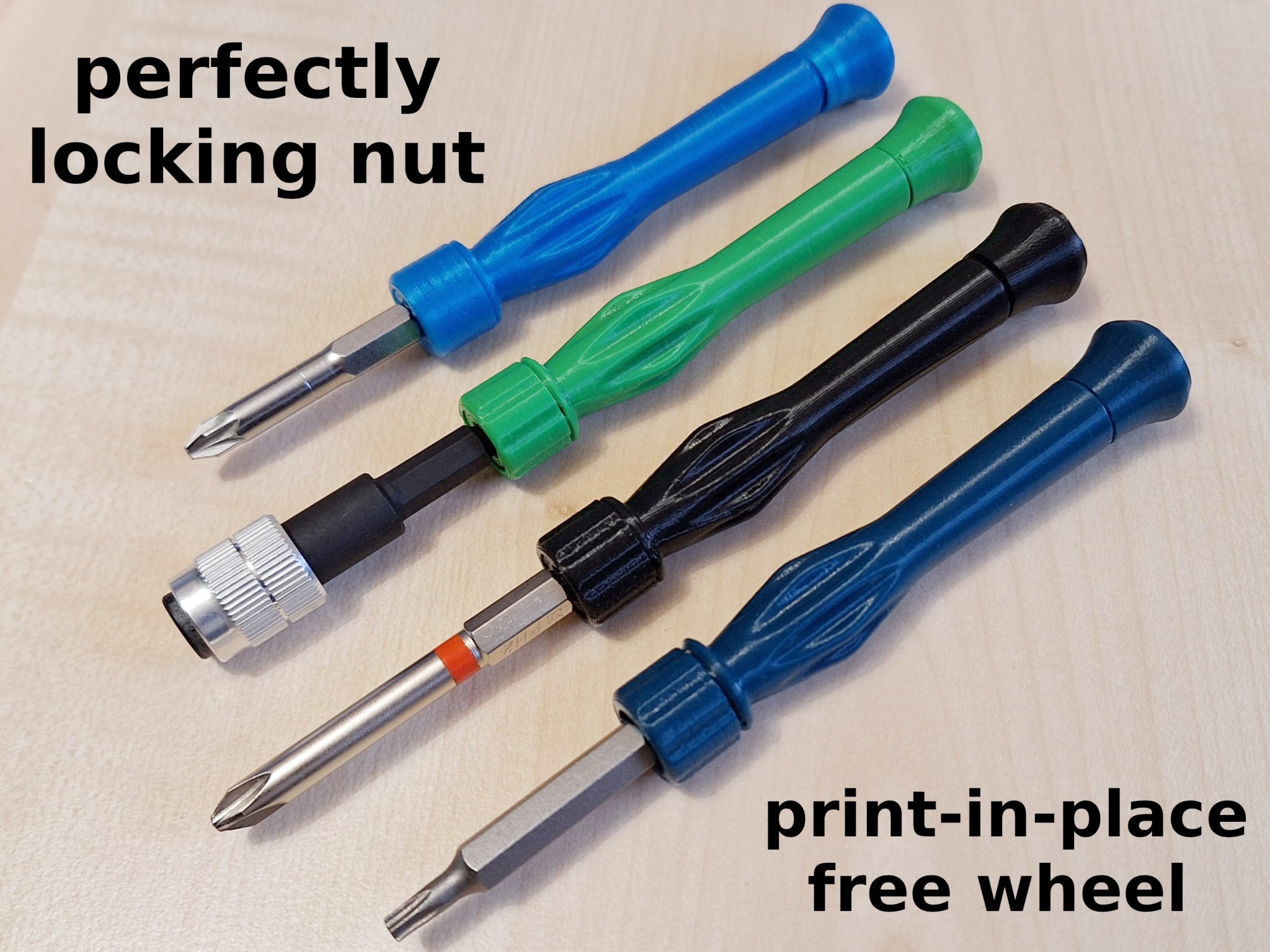 Nút chặn vít tối ưu hóa công thái học cho tua vít