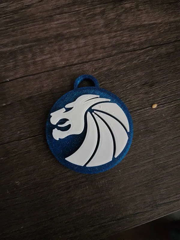 Móc khóa biểu tượng Seven Lions độc đáo