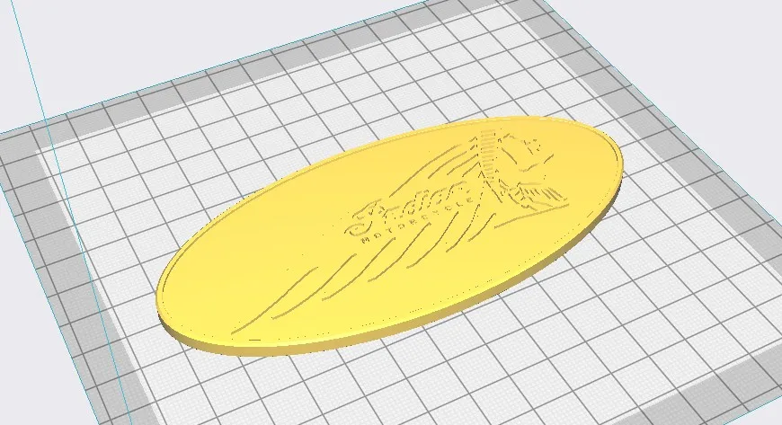 Biểu tượng xe máy Ấn Độ in SLA màu đỏ rượu vang