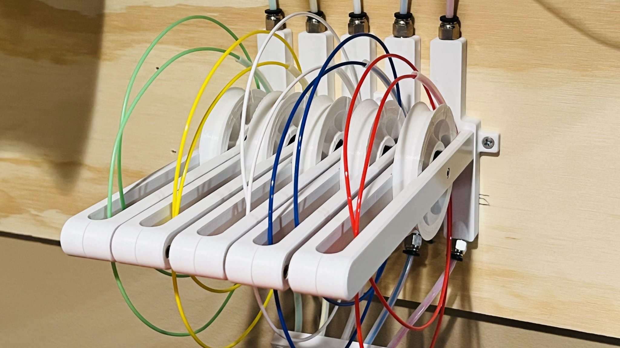 Bộ đệm filament 5 bánh xe cải tiến cho máy in 3D