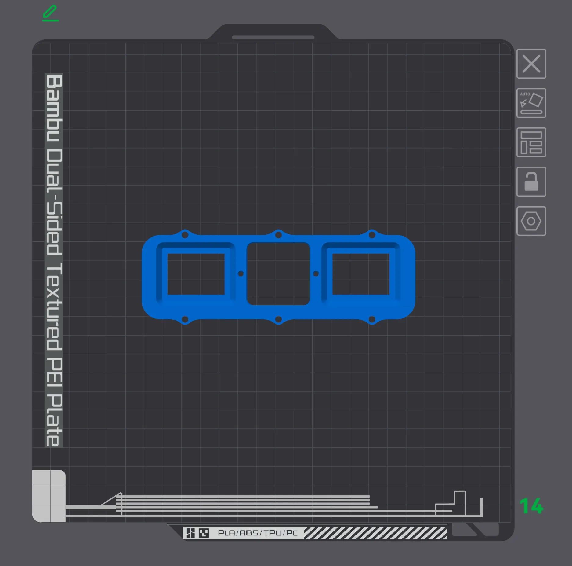 Bảng điều khiển công tắc nguồn đôi Doomcube