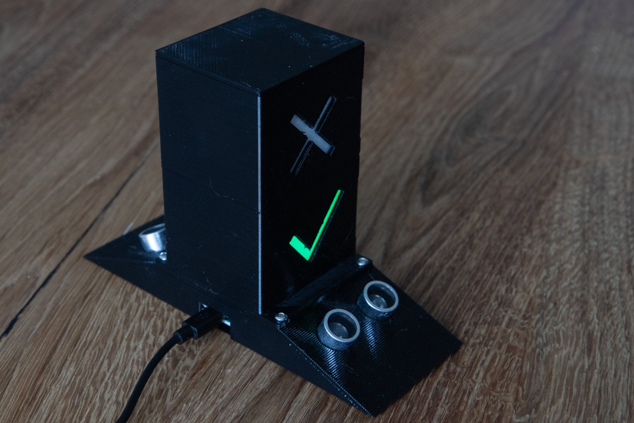 Bộ đếm người không tiếp xúc sử dụng cảm biến siêu âm