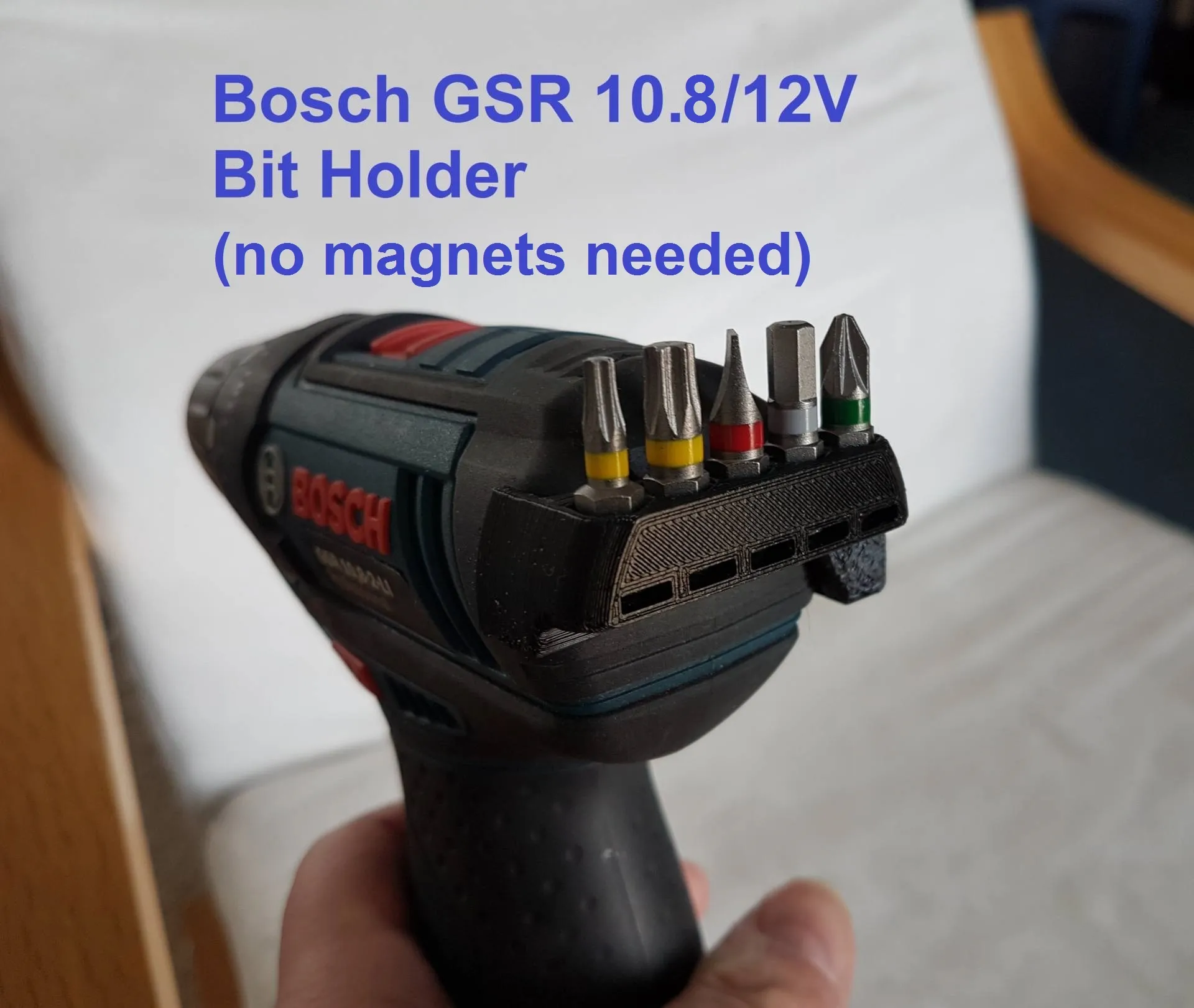Giá đỡ bit Bosch GSR cho máy khoan không dây