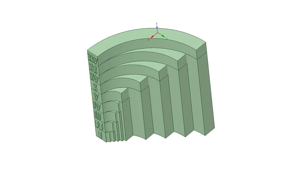 Công cụ đo bán kính cạnh tròn cho mô hình 3D