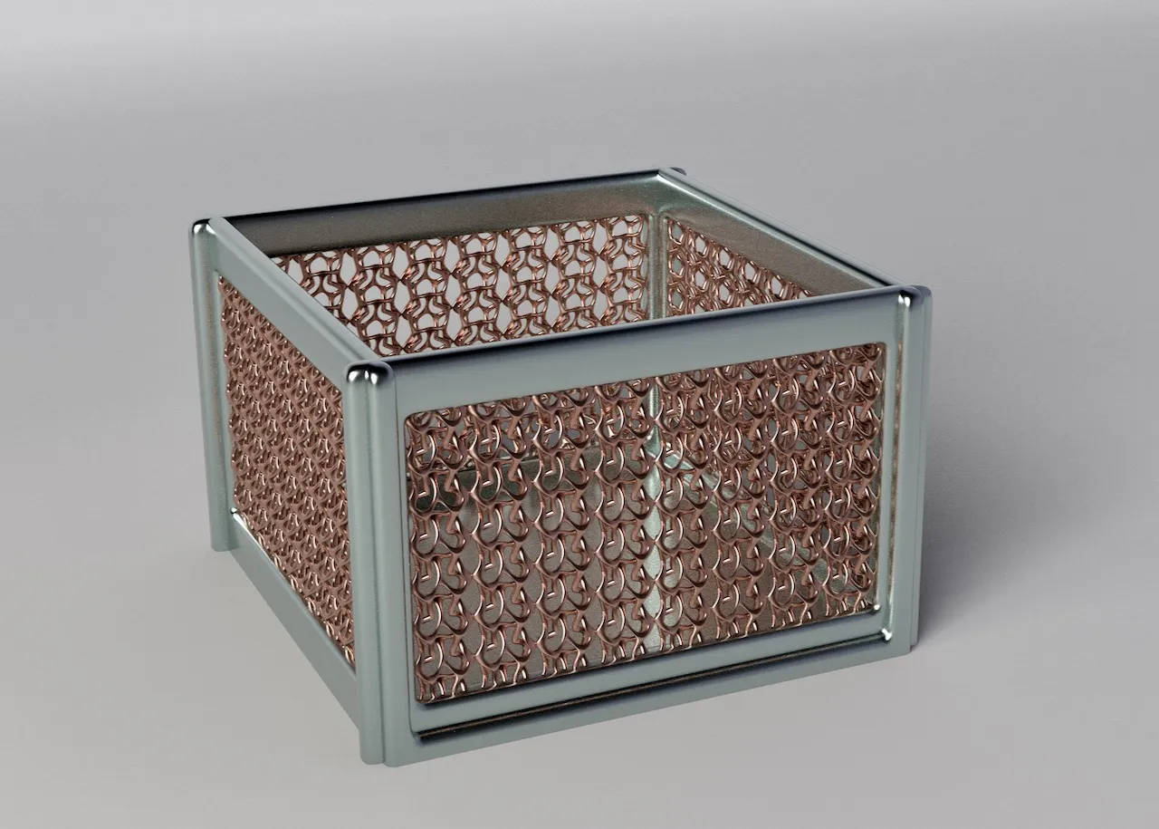 Giỏ đan liên kết nghệ thuật trang trí nội thất