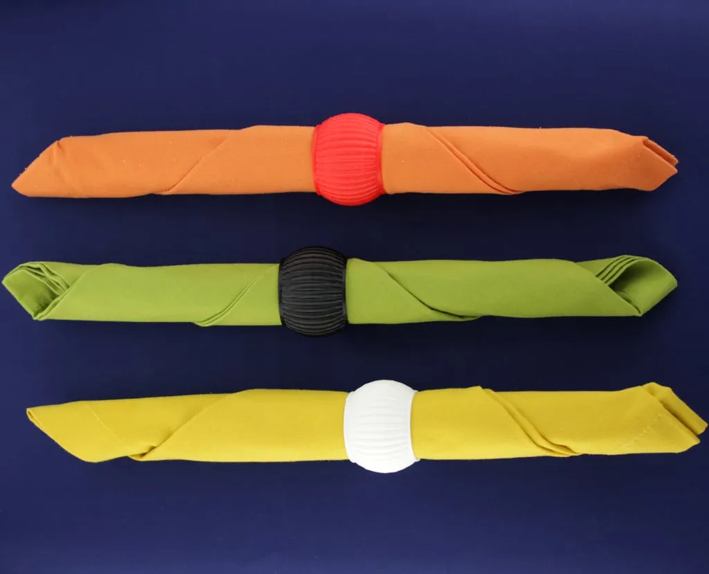 Vòng ăn napkin kiểu vương miện thanh lịch cho bữa tiệc