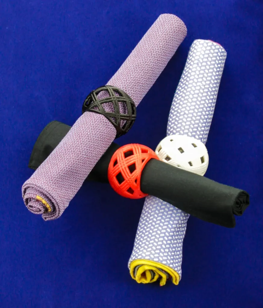 Thiết kế nhẫn ăn khăn được dệt chặt chẽ