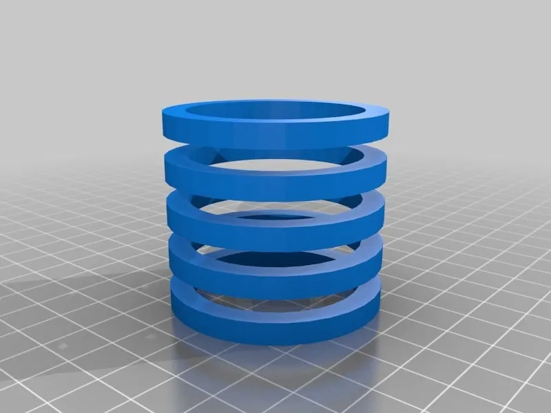 Đế nến lễ hội in 3D với thiết kế trong suốt