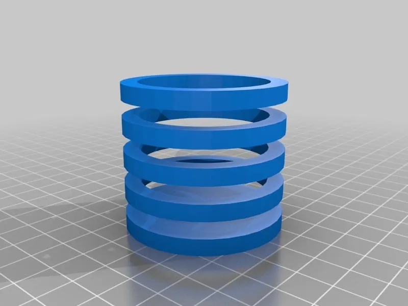 Đế nến lễ hội in 3D với thiết kế trong suốt