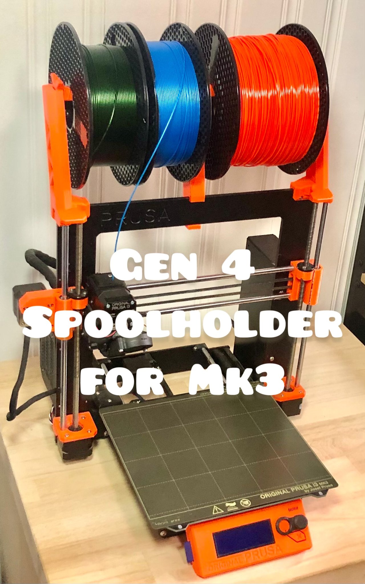 Giá đỡ cuộn filament MK3 cho 4 cuộn