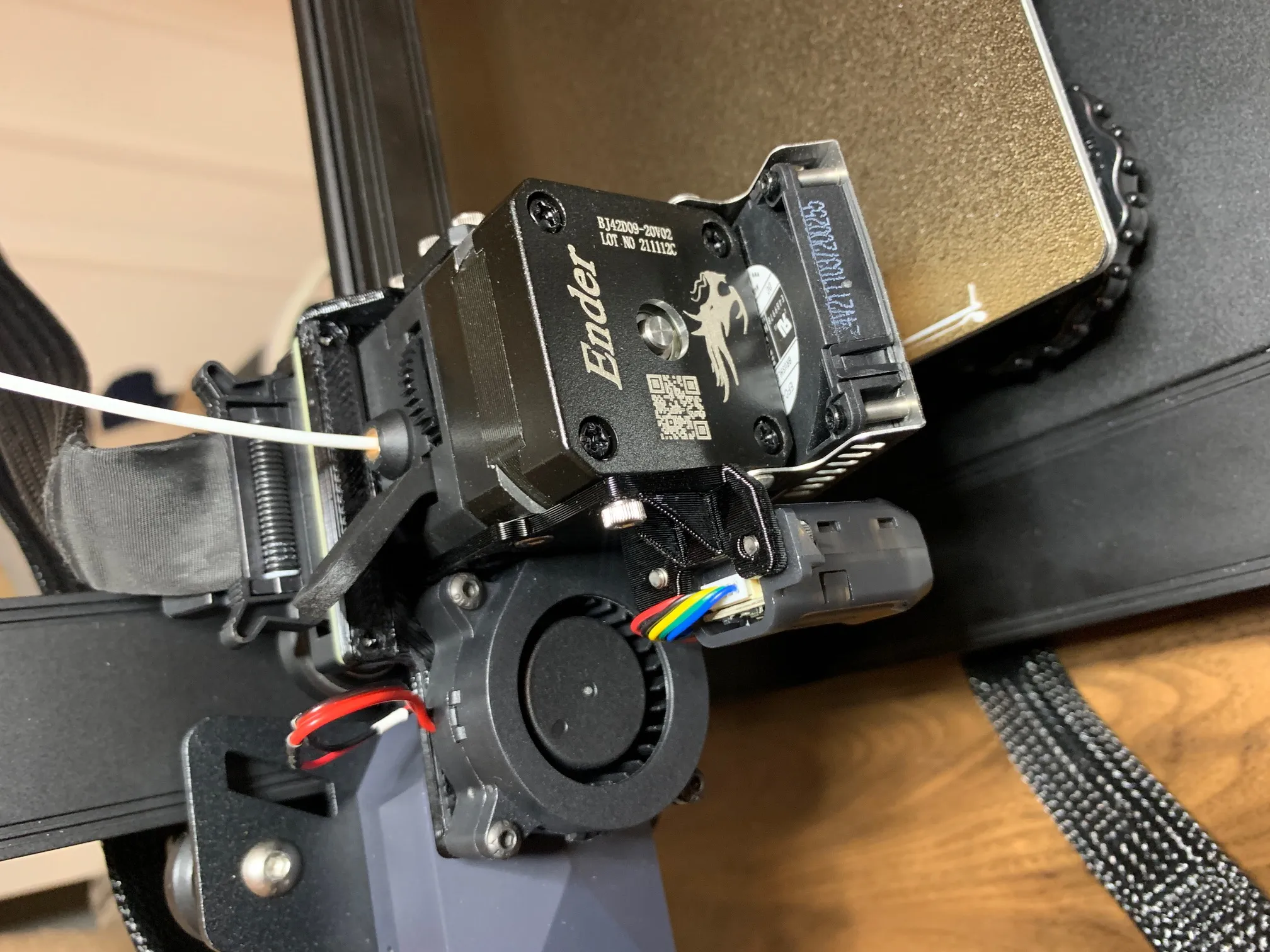 Giá đỡ thay thế quạt nóng cho Ender 3 S1 sử dụng quạt 4020