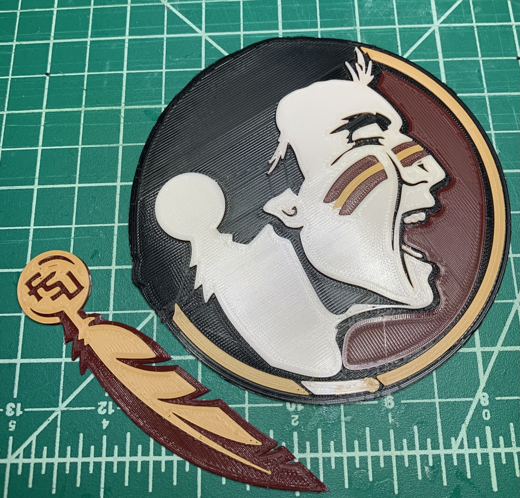 Biểu tượng 3D đội bóng Seminoles của Đại học Bang Florida