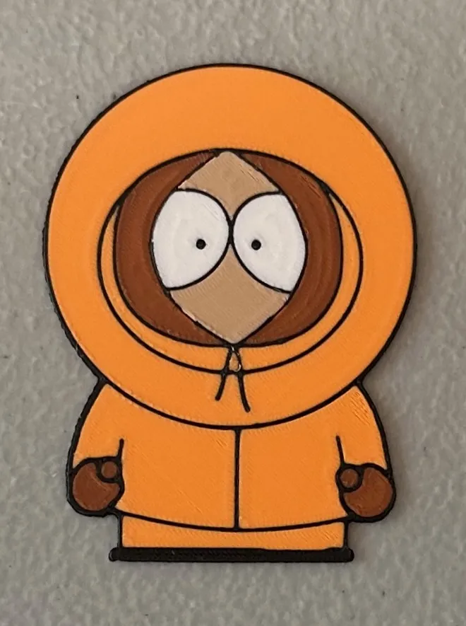 Nam châm Kenny McCormick đa sắc màu 5 màu