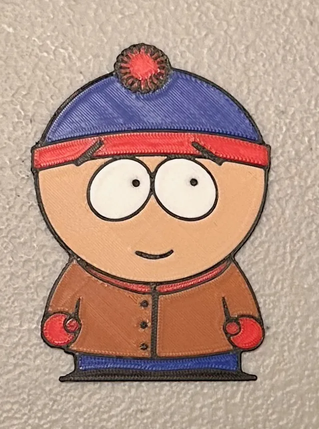 Nam châm Stan Marsh đa sắc màu 6 màu