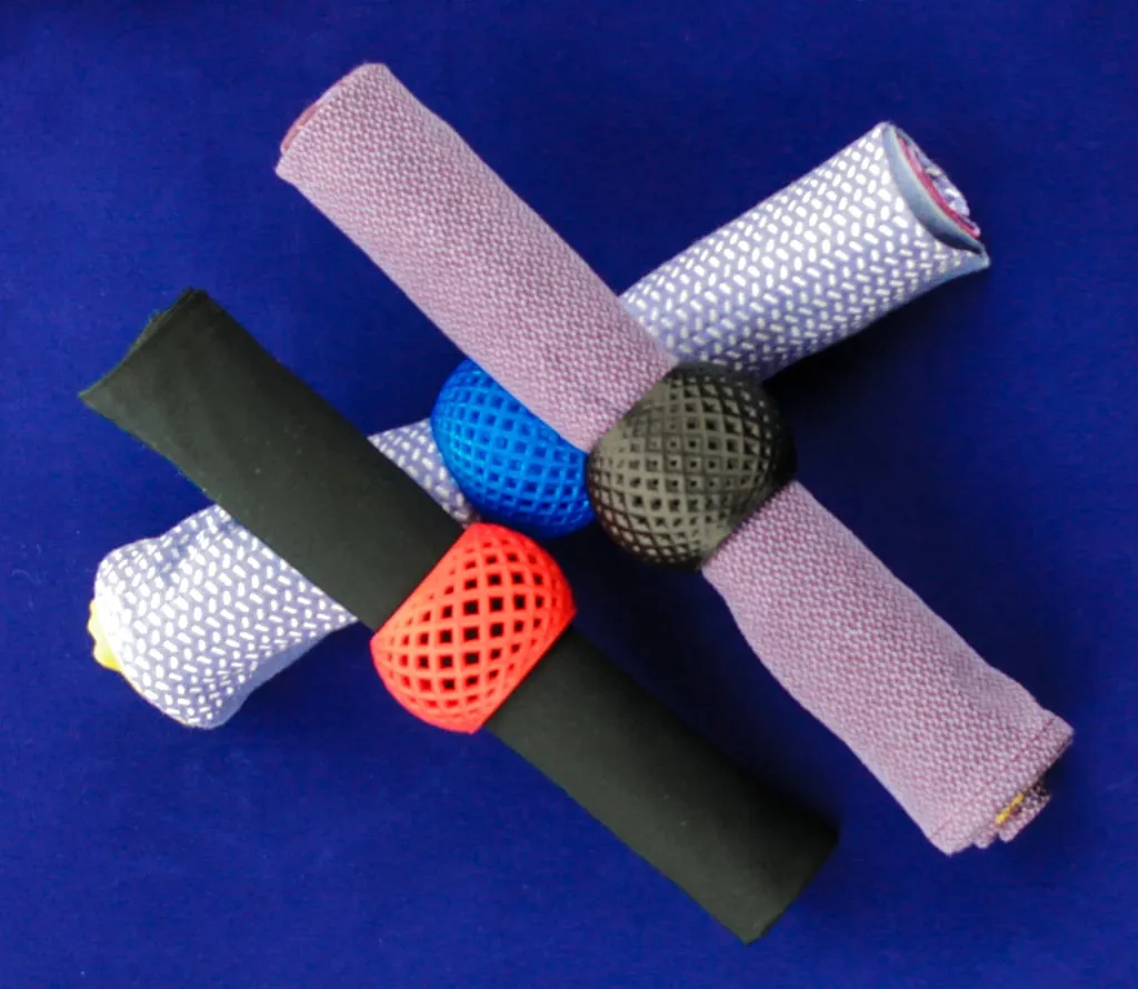 Mẫu thiết kế vòng ăn khăn đơn giản và tinh tế