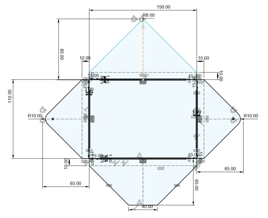 Công cụ cắt phong bì kích thước A5 150mm x 110mm