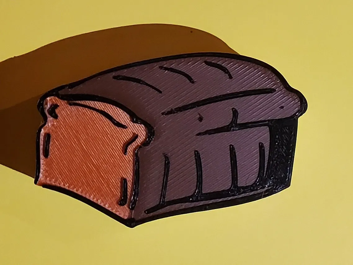 Núm tủ hình bánh mì cho ngăn kéo bánh mì