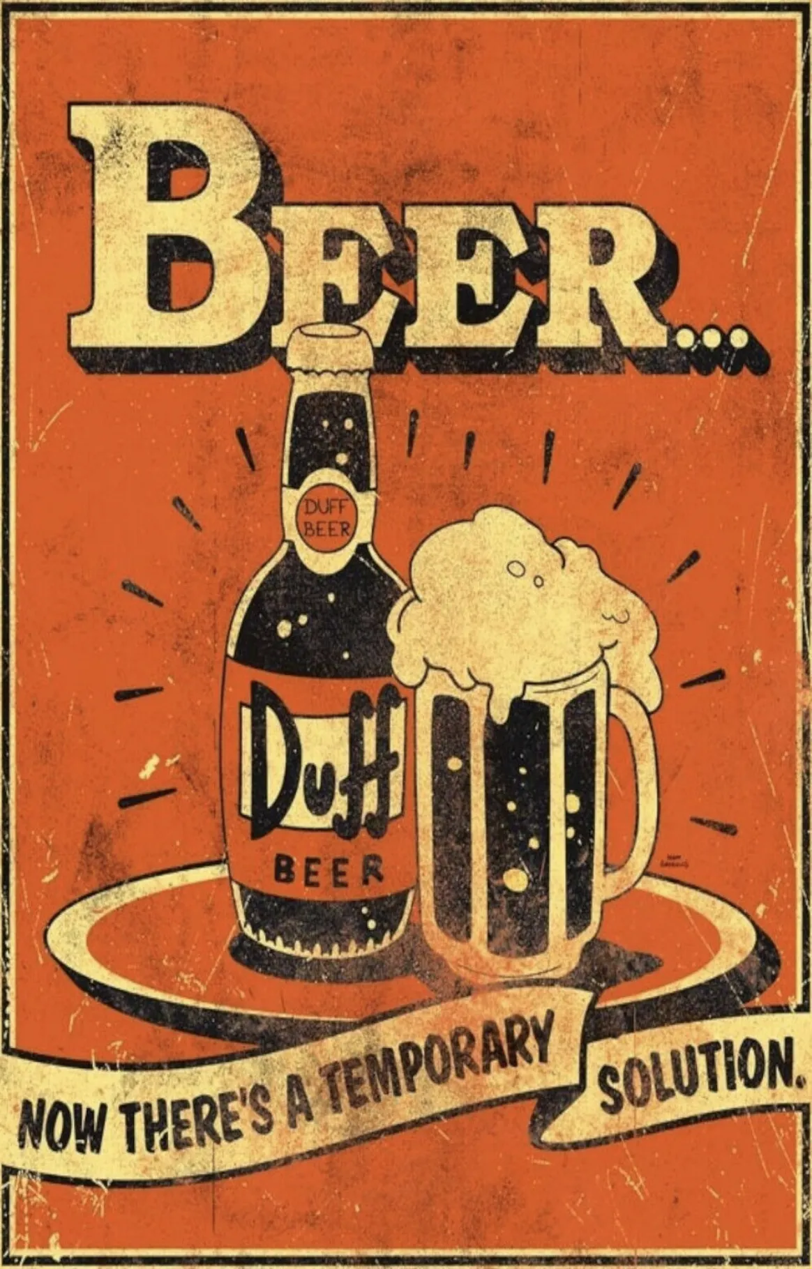 Quảng cáo bia Duff từ bộ phim The Simpsons