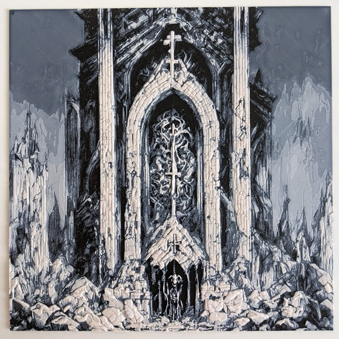 Lăng mộ đổ nát phong cách vẽ filament - HueForge