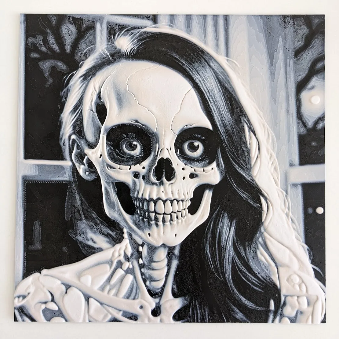 Skelly, cô gái bộ xương trong tranh filament