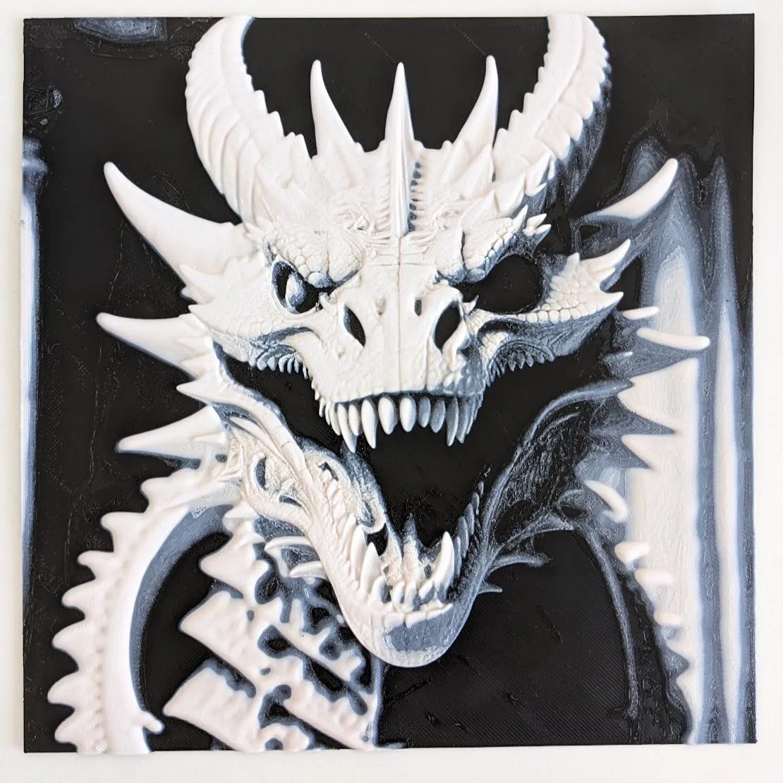 Rồng Xương - Mô Hình In Filament Từ HueForge