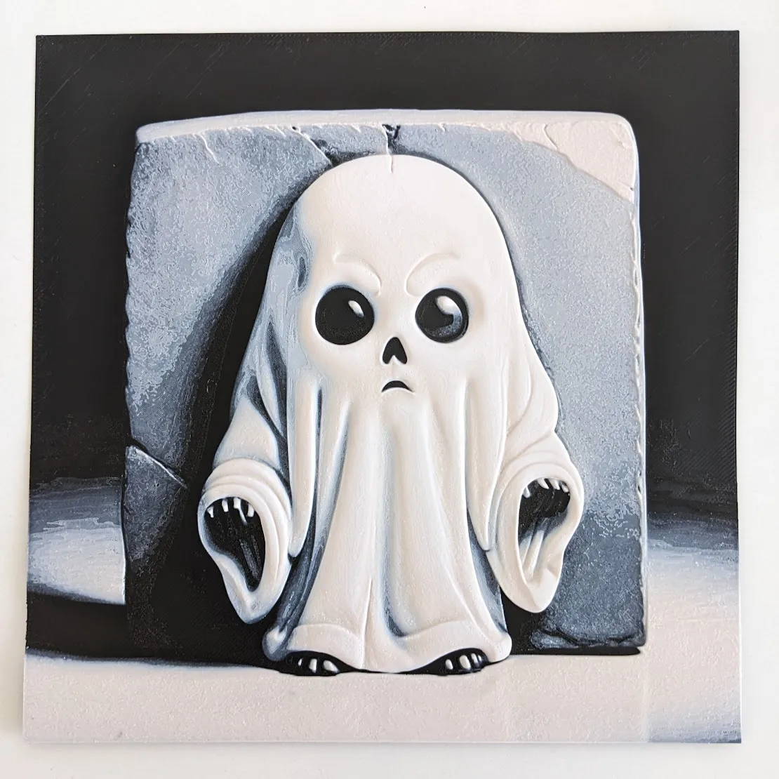 Bóng ma của Đá - Tranh sợi từ HueForge