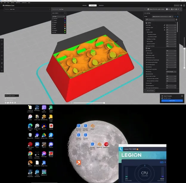 Giá đỡ chân chống rung cho máy in Ender 3 S1 Pro