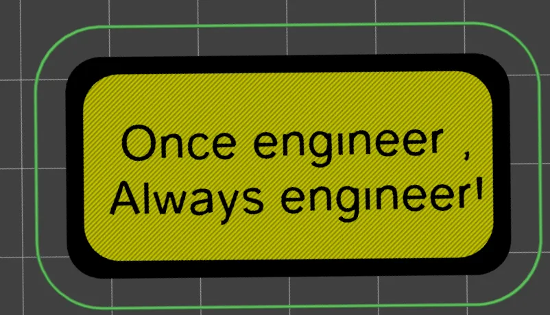 Biểu ngữ "Một kỹ sư là mãi mãi kỹ sư" hài hước