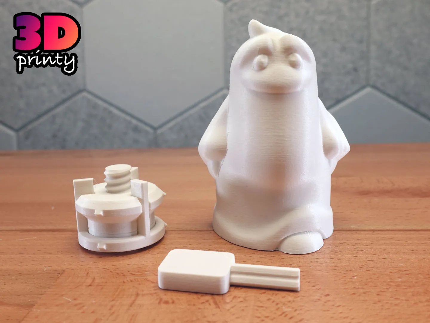 Câu đố ma quái xoắn in sẵn không cần lắp ráp