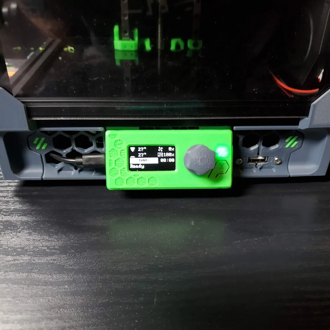 Tấm chắn trước bên phải Voron 0.2r1 với cổng USB