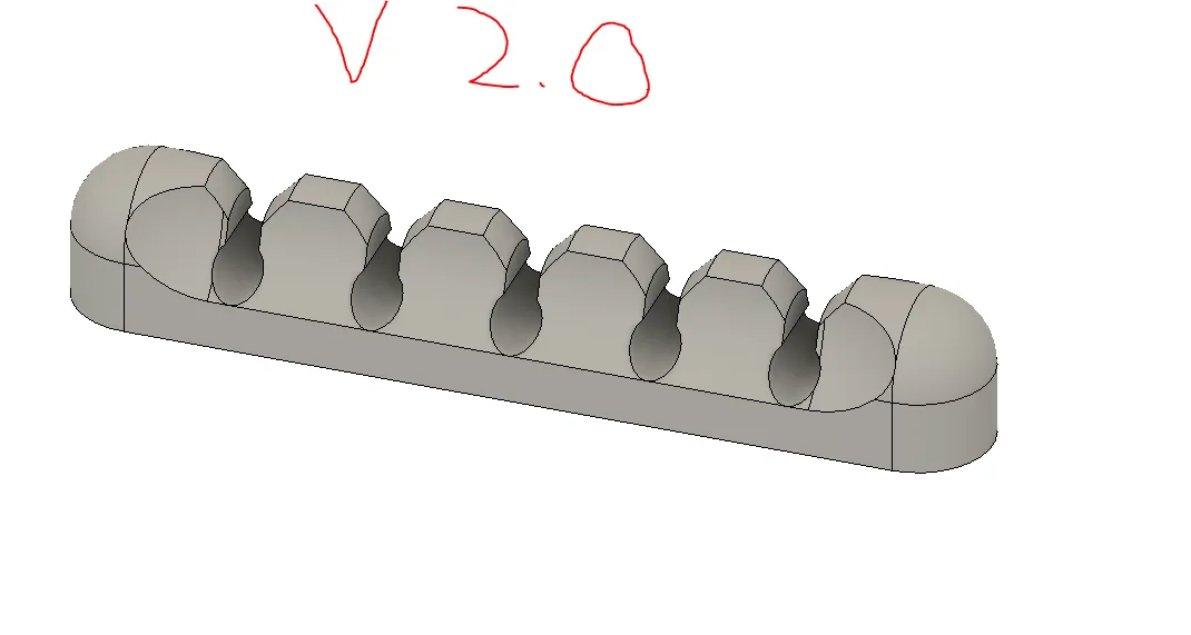 Giá đỡ cáp đơn giản với lỗ lớn và kênh đầu vào