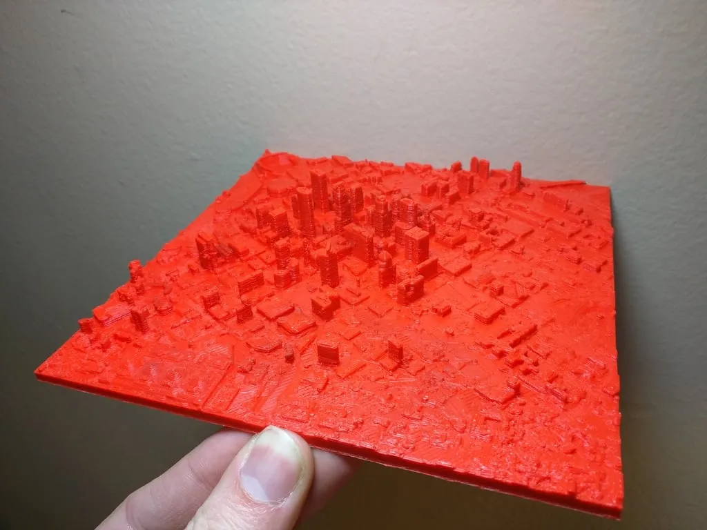 Mô hình kiến trúc trung tâm Minneapolis, Minnesota