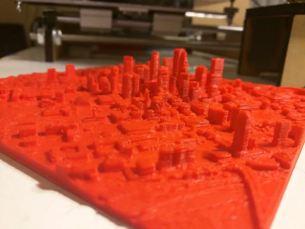 Mô hình kiến trúc trung tâm Minneapolis, Minnesota