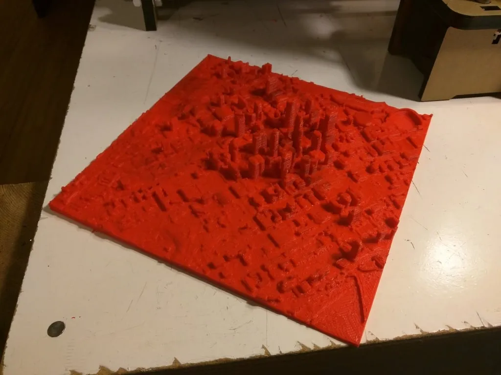 Mô hình kiến trúc trung tâm Minneapolis, Minnesota