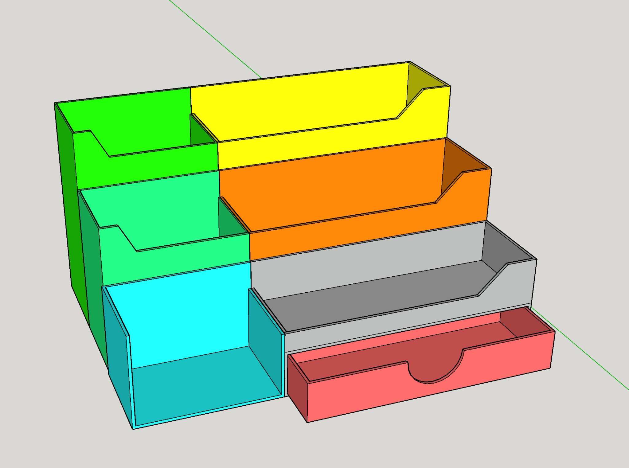 Tổ Chức Bàn Làm Việc GT88 với Khả Năng Chứa Đựng Lớn