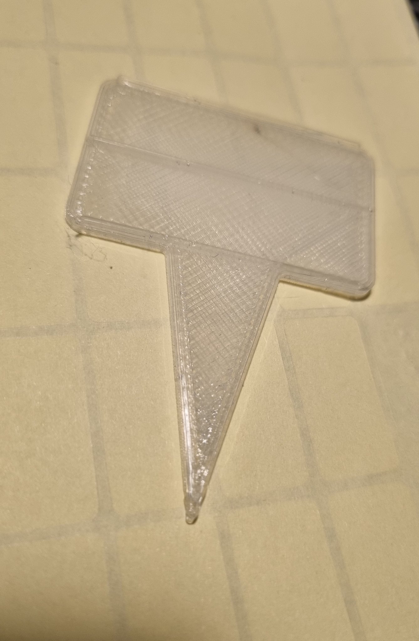 Biển báo nhãn cho chậu cây hai hàng