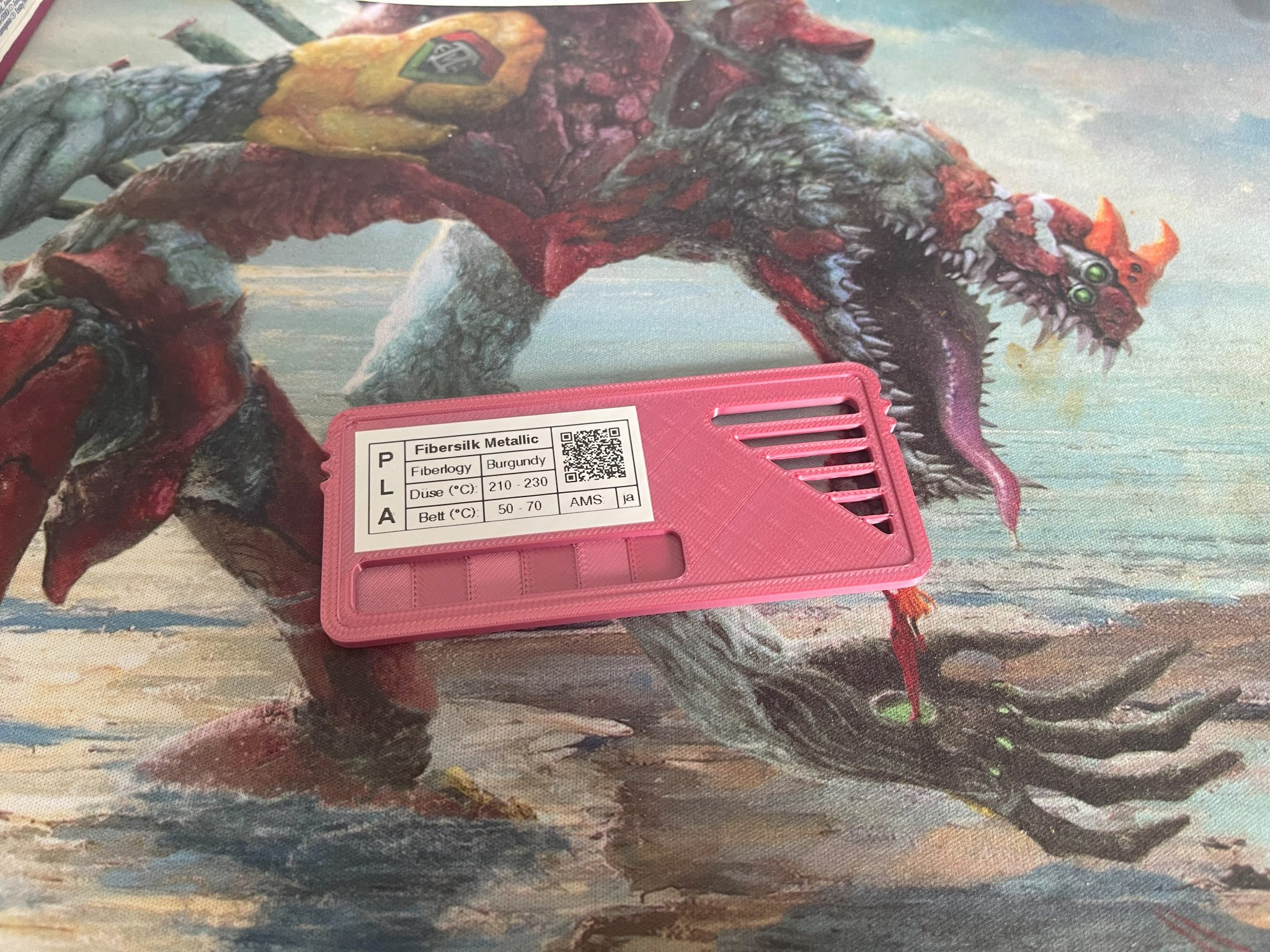 Mẫu thẻ màu filament V2 với nhãn in được tối ưu hóa