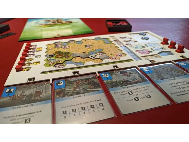 Bảng người chơi Ark Nova dễ in cho fan trò chơi