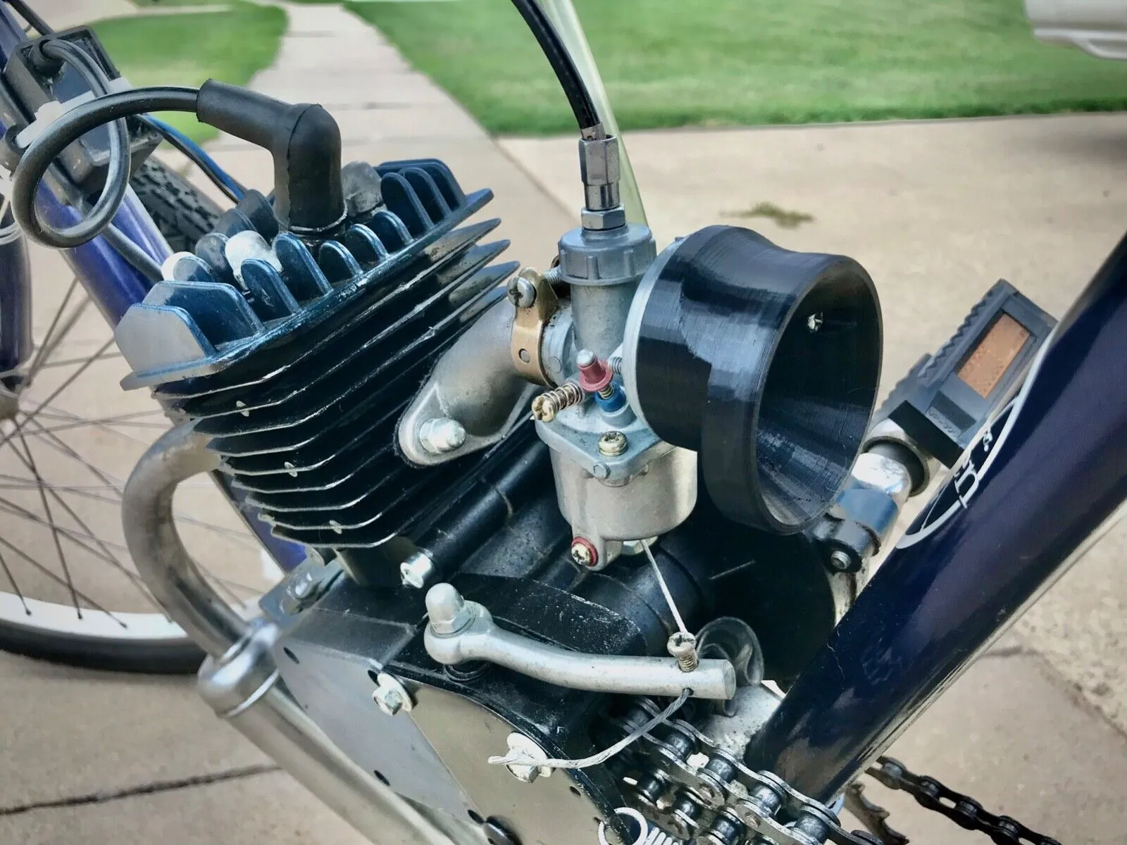 Bộ tăng tốc khí cho xe đạp động cơ in 3D