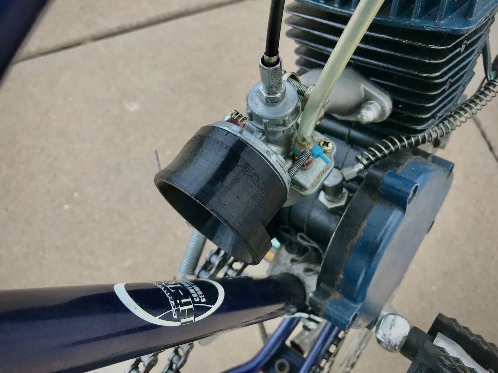 Bộ tăng tốc khí cho xe đạp động cơ in 3D