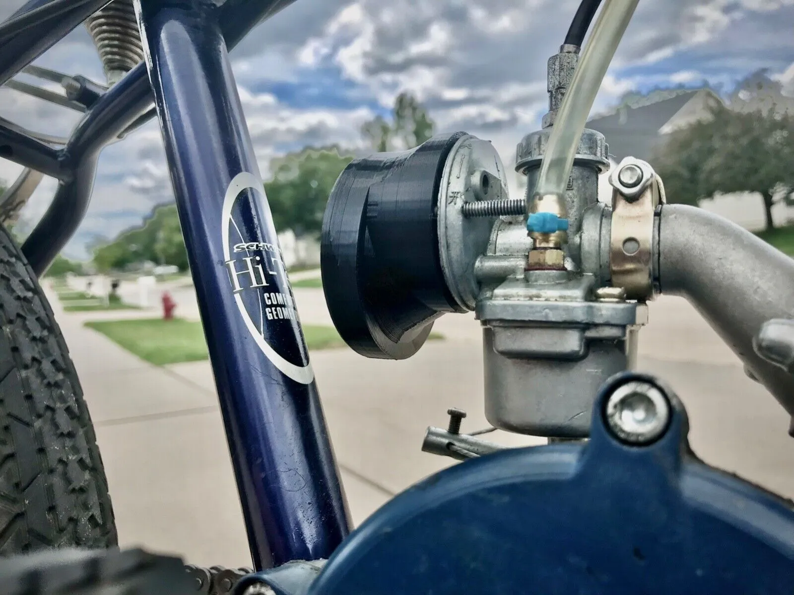 Bộ tăng tốc khí cho xe đạp động cơ in 3D