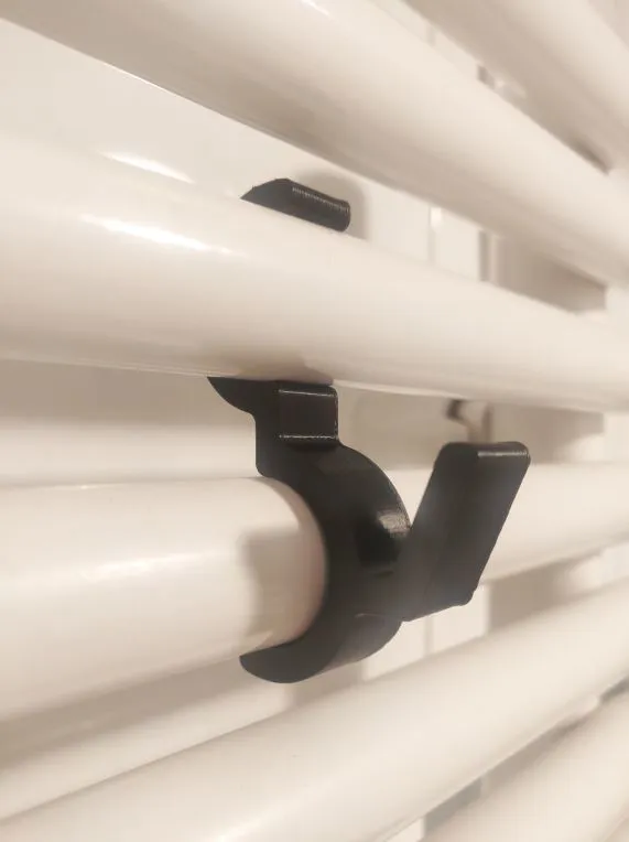 Kẹp khăn treo cho bộ tản nhiệt phòng tắm