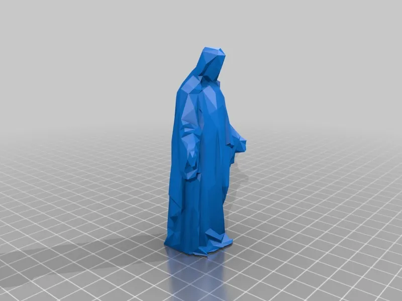 Chúa Jesus mượt mà và phong cách low poly
