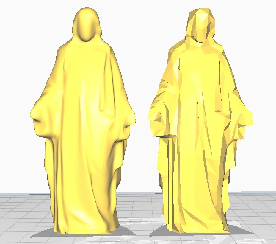 Chúa Jesus mượt mà và phong cách low poly