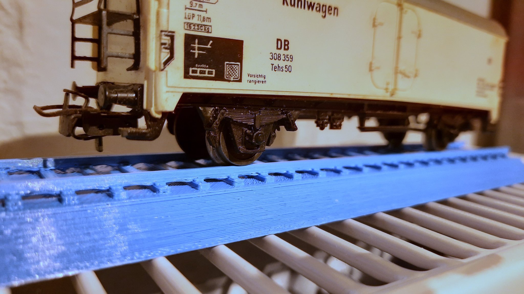 Đường ray H0 cho mô hình xe lửa 3D